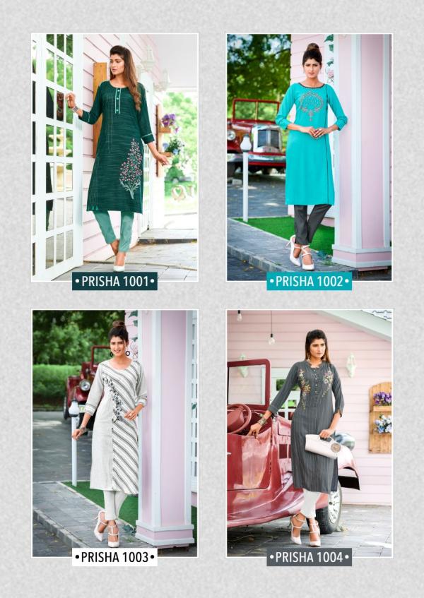 Sawan-Prisha-1 Designer Exclusive Kurti With Bottom Collection